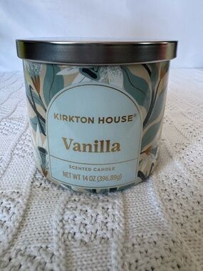 Kirkton House 3 wick 14oz glass candle vanilla